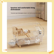 Hamster Cage for Hamster Spacious Clear Acrylic Rodent Home With Accessories Gerbil Mouse Habitat Small Pet Supplies — 6
