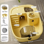 Luxury Large Capacity Hamster Golden Hamster Cage Habitat Villa Large 2-Layer Platform Cage Hiding Nest Small Pet Supplies — 9