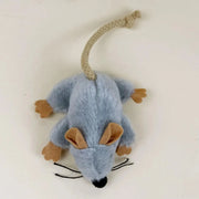 Plush Cat Toy Mouse Realistic Moving Tail with Sound Interactive Kitten Toys for Indoor Cats Hunting Game Play Pet Supplies — 3
