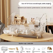 Hamster Cage for Hamster Spacious Clear Acrylic Rodent Home With Accessories Gerbil Mouse Habitat Small Pet Supplies — 11