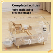 Hamster Cage for Hamster Spacious Clear Acrylic Rodent Home With Accessories Gerbil Mouse Habitat Small Pet Supplies — 2