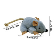 Plush Cat Toy Mouse Realistic Moving Tail with Sound Interactive Kitten Toys for Indoor Cats Hunting Game Play Pet Supplies — 7