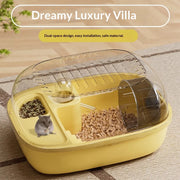 Luxury Large Capacity Hamster Golden Hamster Cage Habitat Villa Large 2-Layer Platform Cage Hiding Nest Small Pet Supplies — 6