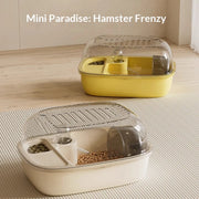 Luxury Large Capacity Hamster Golden Hamster Cage Habitat Villa Large 2-Layer Platform Cage Hiding Nest Small Pet Supplies — 5