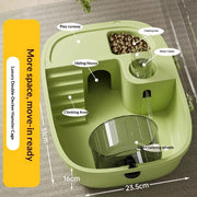 Luxury Large Capacity Hamster Golden Hamster Cage Habitat Villa Large 2-Layer Platform Cage Hiding Nest Small Pet Supplies — 3