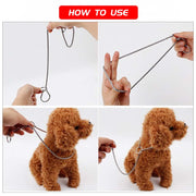 Snake Chain Dog Choke Collar Stainless Steel Puppy Pet Show Metal Slip Choker Collar Chain Training Walking for French Bulldog — 6