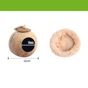 Hamster House Bite-resistant Natural Small Pet Coconut Cages Guinea-pig Hamster Hideout House Toy Wooden House Pet Supplies — 17