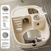 Luxury Large Capacity Hamster Golden Hamster Cage Habitat Villa Large 2-Layer Platform Cage Hiding Nest Small Pet Supplies — 7
